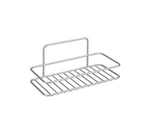 Metaltex REFLEX - Estante Baño 1 Nivel. Acabado POLYTHERM color Gris. Dimensiones: 11 x 23 x 13 cm