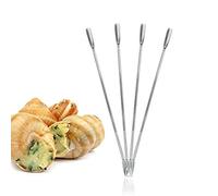 Metaltex Set 4 Pinchos MARISCO 18cm, Acero Inoxidable, Multicolor, Estandar