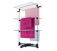 Metaltex Tendedero de 3 Alturas, Gris, 28 cm, Tamaño: 34 m