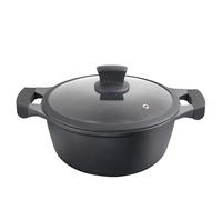 Metaltex XPERT-Cacerola Alta Aluminio Fundido, 30 cm, Antiadherente ILAG 3 Capas, Full Induction válido para Todo Tipo de cocinas
