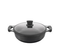 Metaltex XPERT-Cacerola Baja Aluminio Fundido, 30 cm, Antiadherente ILAG 3 Capas, Full Induction Válido para Todo Tipo de Cocinas