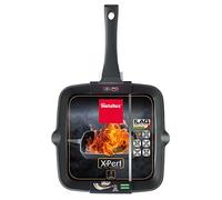 Metaltex XPERT -Sartén Plancha Aluminio Fundido, 28x28 cm, antiadherente 3 capas, Full Induction válido para todo tipo de cocinas