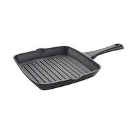 Metaltex XPERT -Sartén Plancha Grill Aluminio Fundido, 28x28 cm, antiadherente 3 capas ILAG, Full Induction válido para todo tipo de cocinas