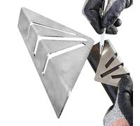 Metalworking - Escuadra ingletadora, transportador preciso profesional, resistente, regla triangular de carpintero, para enmarcar, construcción, techo, sierra, marcado, proyectos de bricolaje