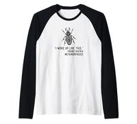 Metamorfosis de Kafka Me desperté así Camiseta Manga Raglan