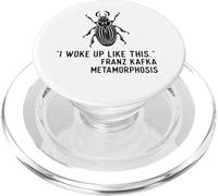 Metamorfosis de Kafka Me desperté así PopSockets PopGrip para MagSafe