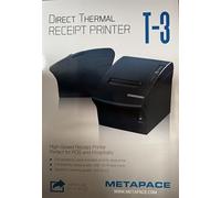 Metapace Impresora de Recibos térmica de Alto Rendimiento T-3 II; impresión de hasta 250 mm/Segundo; conexión USB | SimplyPOS