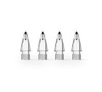 Metapen 4 Pack Air-Flex Puntas Compatibles con Apple Pencil 2ª/1ª Gen, Pro, USB-C, Air 8 Pro/Pro X, Tips para Apple Pencil de Puntas Suaves y Silenciosas, Sin Dañar Pantalla, Precisa y Sensibilidad