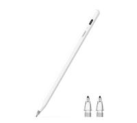 Metapen Air8 Pro Lápiz para Apple iPad 2018-2025, Compatible con iPad 11 A16/10/9/8/7/6, Air 3/4/5/M2/M3, Pro M5,Mini 5/6, Pencil para iPad con 20h de Batería,Punta Air-Flex Suave,Silenciosa y Precisa