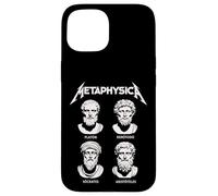 Metaphysica - Divertidos filósofos griegos con diseño Retro Carcasa para iPhone 15