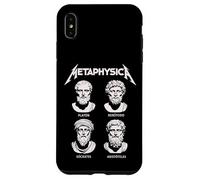 Metaphysica - Divertidos filósofos griegos con diseño Retro Carcasa para iPhone XS MAX