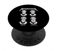 Metaphysica - Divertidos filósofos griegos con diseño Retro PopSockets PopGrip Adhesivo
