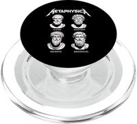 Metaphysica - Divertidos filósofos griegos con diseño Retro PopSockets PopGrip para MagSafe