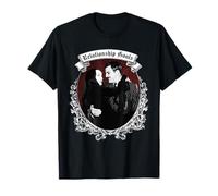Metas de relación Gomez & Morticia Goth Halloween Camiseta