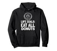 Metas de Vida Comer Todas Las Donas Cita Sudadera con Capucha