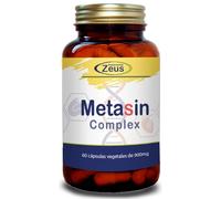 METASIN COMPLEX Contribuye al metabolismo macronutrientes y a mantener niveles normales de glucosa, Complemento Alimenticio a base de Plantas, Levadura roja de arroz, Cromo y L-Leucina 60 Cps VEG