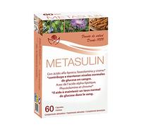 Metasulin 60 Cápsulas - Mantener Niveles Normales de Glucosa en Sangre - Pastillas Control Azucar con Picolinato de Cromo y Canela Capsulas