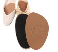 Metatarsal Pads for Women, Heel Inserts for Women, 2.95x4.84x0.12 Inches Anti-Sliding Foot Pads, Brown Forefoot Pad, Ball of Foots Cushions, High Heels Cushion Insert, Latex