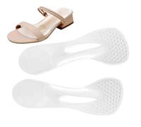 Metatarsal Pads, Forefoot Cushion Support, 2 Piece Pressure Relief Set, Gel Anti Slip Shoe Inserts, 7.6x2.68x0.12 inches Foot Comfort Cushion Accessory, Women Ladies Runners Dancers Teachers