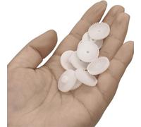 Metaximious 10 Uds 0,5 módulo engranaje de corona de plástico C152A C202A C242A C262A C282A C322A engranaje recto de una sola capa piñón de ajuste apretado de 2mm herramientas(26 Teeth)