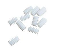 Metaximious 10 Uds 0,5 módulo engranaje helicoidal de plástico 0,5 M 6mm diámetro 6mm 7mm 8mm 9mm longitud varilla helicoidal 1mm 1,5mm 2mm agujero de ajuste apretado herramientas(6x8x2mm)