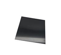 Metaximious 2 placas planas anodizadas 5052 for grabado láser de fibra, placa de identificación de aluminio texturizado, etiqueta de activos Flash(Negro,0.5x200x200mm)