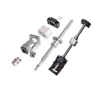 Metaximious DFU2005 for motor paso a paso con cojinete de guía lineal nema34 C7, grupo de módulo de asiento fijo de un solo asiento, grupo de tornillo de bolas con doble tuerca Componente(600mm)