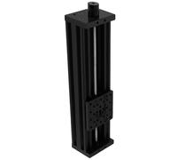 Metaximious Kit de actuador lineal de husillo T8 for mesa deslizante CNC - Eje Z for impresora 3D, proyecto de viga C DIY Componente(Negro,Lead 8mm L250mm)