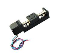 Metaximious Mini Mesa Deslizante tipo T 50mm 100mm 150mm 200mm for guía de carril lineal con Motor paso a paso Nema11 28mm Industria(150mm 2mm pitch)