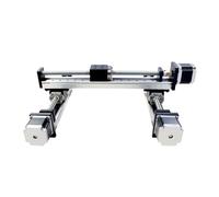 Metaximious Motor de mesa deslizante de movimiento de etapa XY for piezas de máquina de grabado, carril guía lineal motorizado Industria(X 900mm Y 700mm)