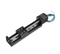 Metaximious Paso de 50mm, 1mm, 2mm, 4mm, 6mm, 12mm, Kits de controlador de Motor paso a paso NEMA11, módulo de rieles lineales, guías lineales, deslizamiento de riel Industria(4mm)