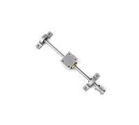 Metaximious Tornillo de avance T8 con tuerca KP, longitud 100 mm-300 mm, diámetro 8 mm, juego de tornillos con tuerca trapezoidal Componente(Lead 12mm 300mm)