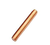 Metaximious Varillas de cobre con rosca métrica for pernos prisioneros M4 M5 M6 M8 M10 M12 M16 M18 M20 Artesanía(M6x50mm)