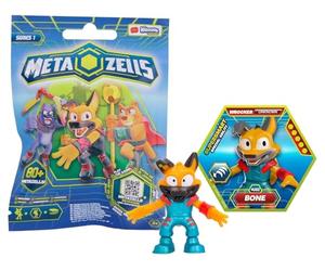 METAZELLS Pack 24 Figuras S1, Muñecos Sorpresa Coleccionables con Cartas y Folletos, Juguete Regalo para Niños y Niñas +3 Años