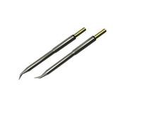 Metcal PTTC-701B PTTC Series Tweezer Cartridge for most Standard Applications, Conical Bent 30 Degree, 412 Degree C Maximum Tip Temperature, 0,4 mm Tip Size, 14.3 mm Tip Length by Metcal