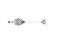 METELLI Eje Motriz Delantero Izquierda Apto para Fiat Stilo 192 17-0653