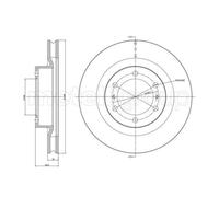 METELLI 2X Disco De Freno Delante Ø337.9 Mm Ventilado Para Toyota Land Cruiser
