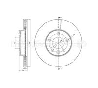 METELLI 2x Disco de Freno Delantero Ø307.5 MM para VW Transporter V Bus 7HB 7HJ
