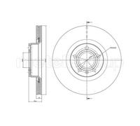 METELLI 2x Disco de Freno Delantero Ø314 MM Ventilado para Audi A6 Avant 4F5 C6