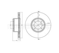 METELLI 2X Disco De Freno Trasero Ø294 Mm Ventilado Pintado Para Iveco Daily IV