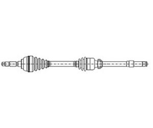 METELLI Antriebswelle Delantera Derecha Para Dacia Duster Renault 1.5 dCi 110