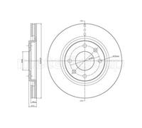 METELLI Discos De Freno Delanteros Ventilados Para Peugeot 206 CC 2D 2A/C 2E/K