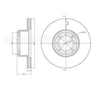 METELLI Discos De Freno Eje Trasero Ventilados Compatibles Para Iveco Daily IV