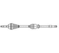 METELLI Eje De Transmisión Junta Para Renault Captur J5 0.9 TCe 90 1.2