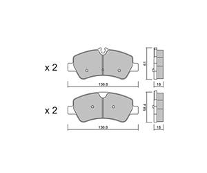 metelligroup 22-0991-0 - Made in Italy - Pastillas de Freno