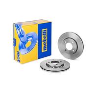 metelligroup 23-0372 Disco de Freno, Kit Compuesto de 2 Discos de Freno, Repuestos para Automoviles, Certificado ECE R90
