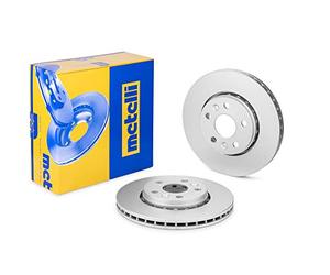 metelligroup 23-1342C Disco de Freno Pintado, Kit Compuesto de 2 Discos de Freno, Repuestos para Automoviles, Certificado ECE R90