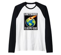 Meteor 2026, 17 de Marzo Meme de Conspiración Humor Meteor Cleveland Camiseta Manga Raglan
