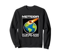 Meteor 2026, 17 de Marzo Meme de Conspiración Humor Meteor Cleveland Sudadera