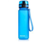 meteor Botella Agua sin BPA Tritan Plastico Water Bottle Reutilizable para Niños Juventud y Adultos Deportes Oficina Escuela Gimnasio Ciclismo Correr Picnic